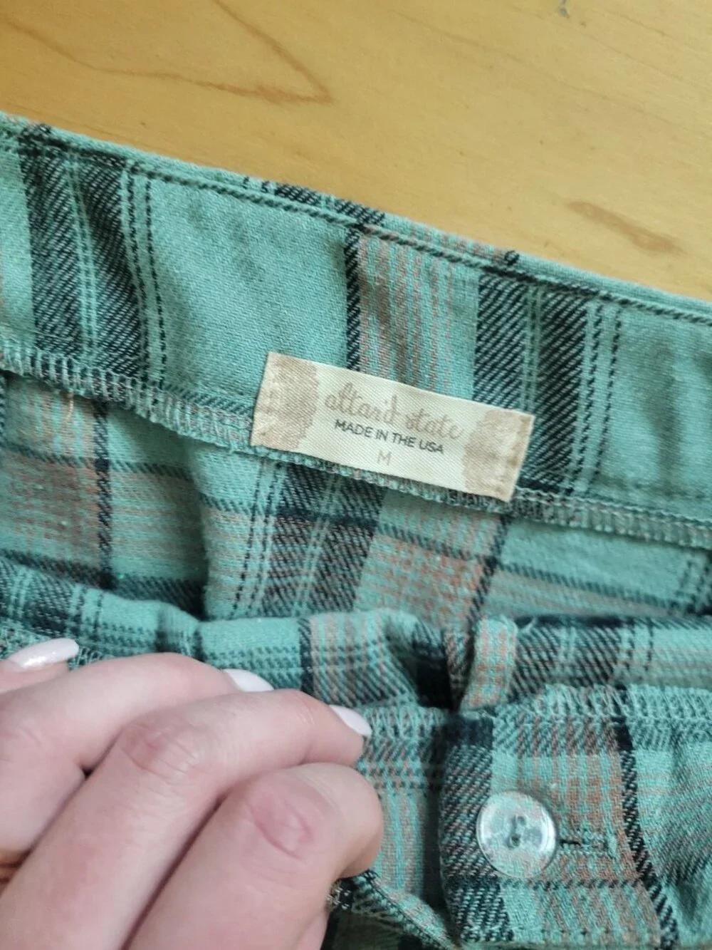 Altar’d State Plaid Mini Skort Buckle Detail Academia Y2K Size M - Picture 2 of 5